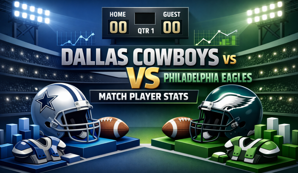 dallas cowboys vs philadelphia eagles match player stats
