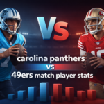 carolina panthers vs 49ers match player stats
