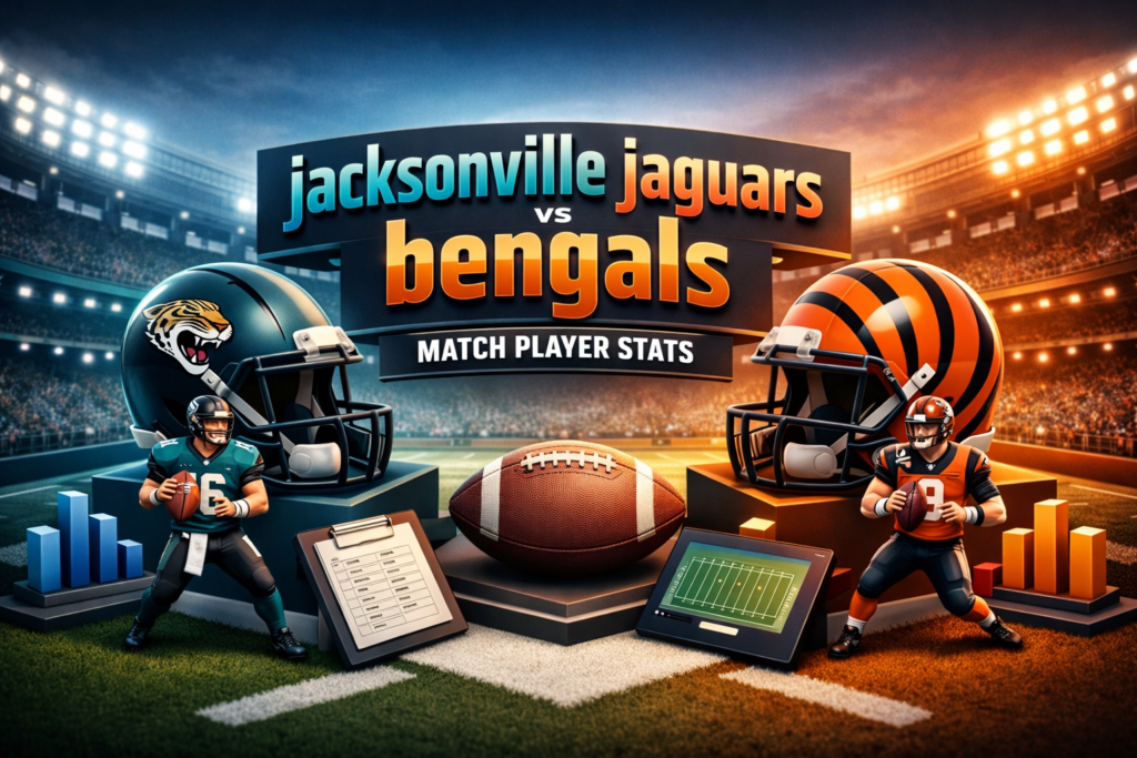 jacksonville jaguars vs bengals match player stats