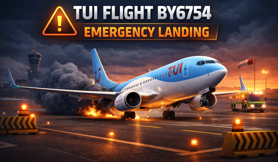 tui flight by6754 emergency landing