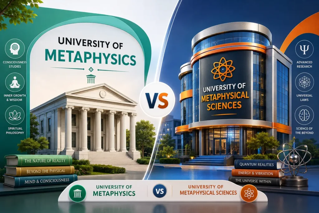 university of metaphysics vs university of metaphysical sciences