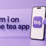 am i on the tea app